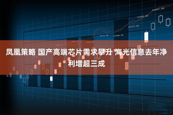 凤凰策略 国产高端芯片需求攀升 海光信息去年净利增超三成
