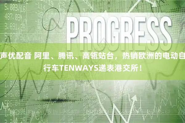 声优配音 阿里、腾讯、高瓴站台,热销欧洲的电动自行车TENWAYS递表港交所!